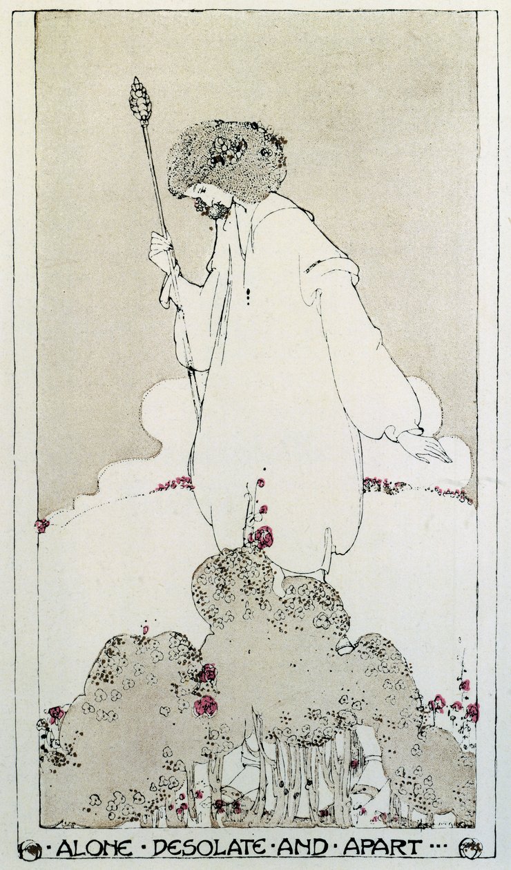Illustration til digtet Adonais, Elegy on Death of John Keats af Percy Bysshe Shelley