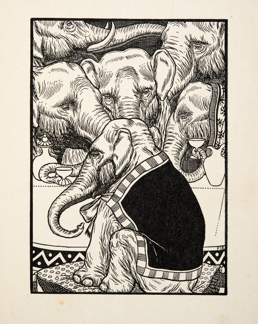 A Comedy of Quadrupeds, fra A Hundred Anecdotes of Animals, udg. 1924 af Percy J. Billingshurst