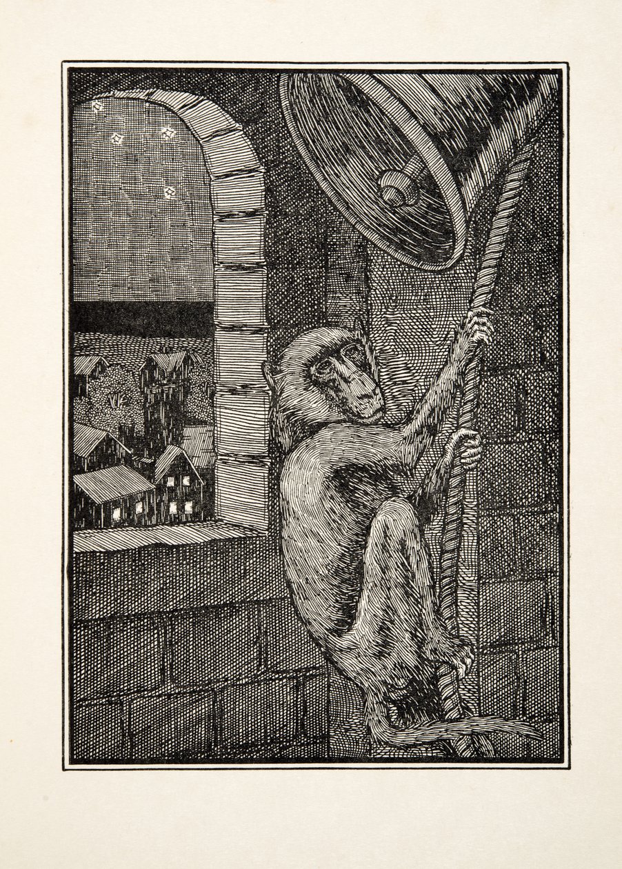 A False Alarm, fra A Hundred Anecdotes of Animals, pub. 1924 af Percy J. Billingshurst