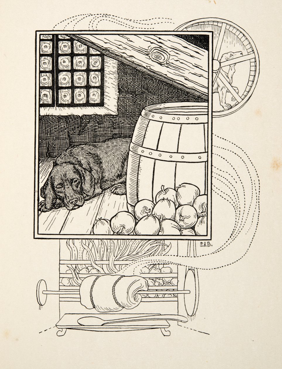 Are Beasts Mere Machines?, fra A Hundred Anecdotes of Animals, pub. 1924 af Percy J. Billingshurst
