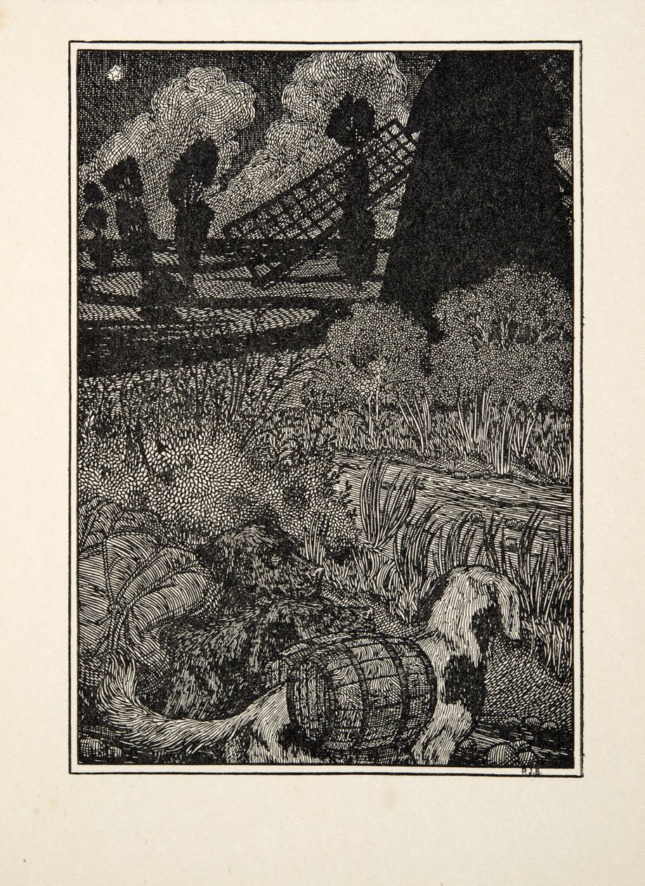 Canine Smugglers, fra A Hundred Anecdotes of Animals, pub. 1924 af Percy J. Billingshurst