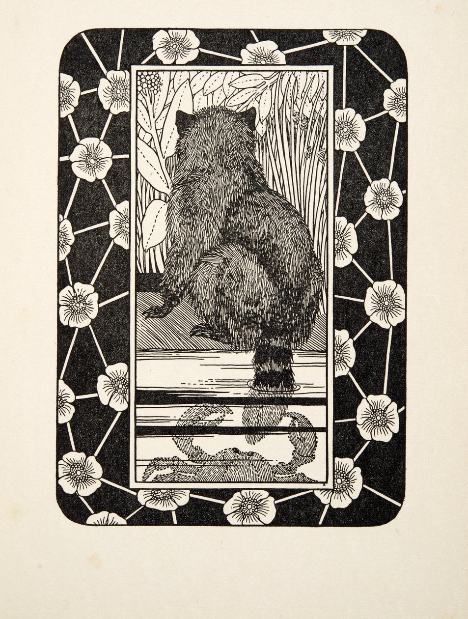 Krabbefiskeri, fra hundrede anekdoter af dyr, pub. 1924 af Percy J. Billingshurst