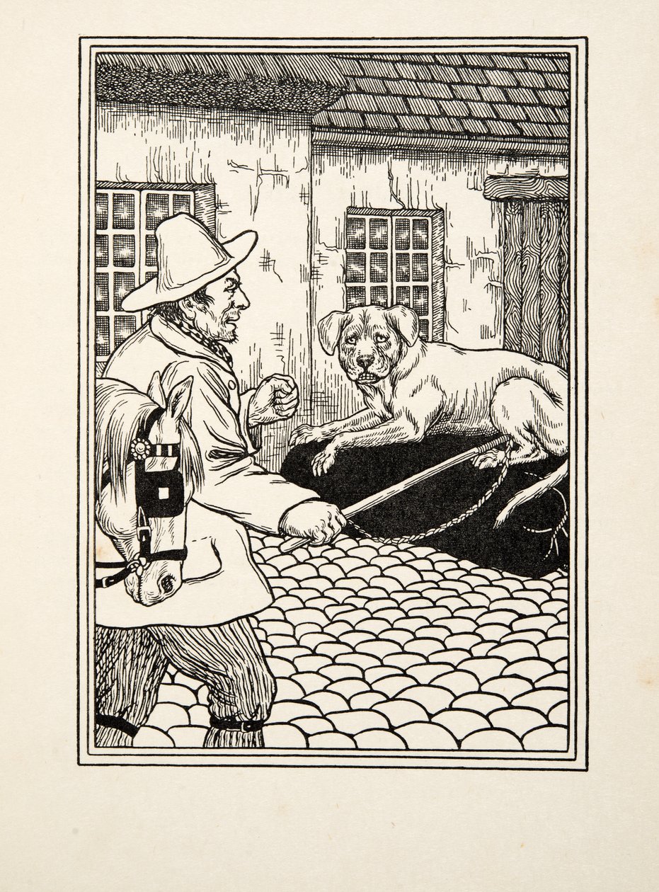 Immovable Fidelity, fra A Hundred Anecdotes of Animals, pub. 1924 af Percy J. Billingshurst