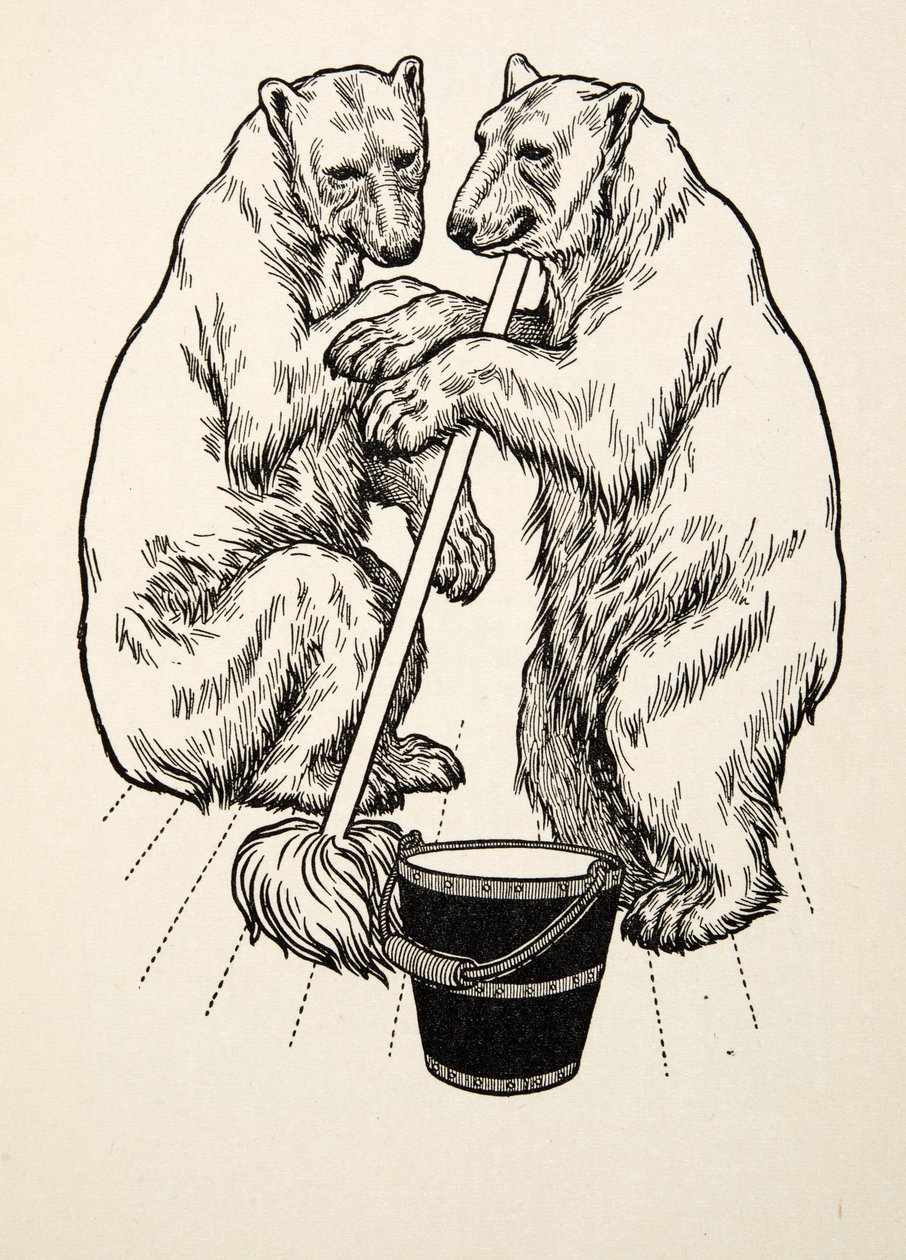 The Bear Cubs, fra A Hundred Anecdotes of Animals, pub. 1924 af Percy J. Billingshurst