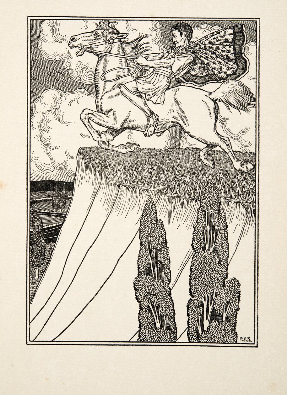 The Death of Antiochus Revenged, fra A Hundred Anecdotes of Animals, pub. 1924 af Percy J. Billingshurst