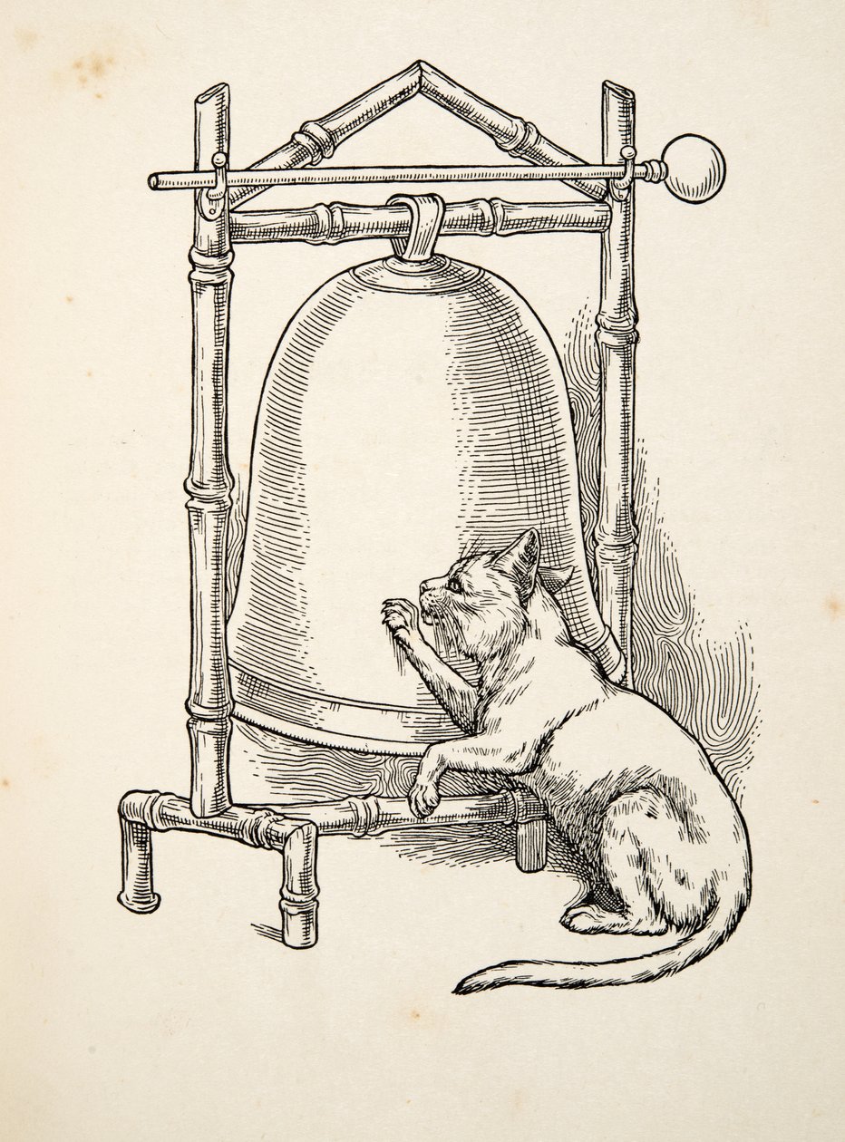 The Dinner Bell, fra A Hundred Anecdotes of Animals, pub. 1924 af Percy J. Billingshurst