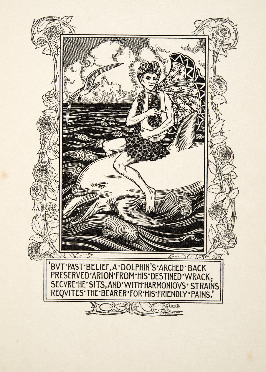 The Dolphin, fra A Hundred Anecdotes of Animals, pub. 1924 af Percy J. Billingshurst