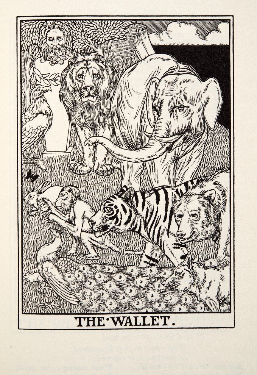 The Wallet, fra Fontaine Fables, pub. 1905 af Percy J. Billingshurst