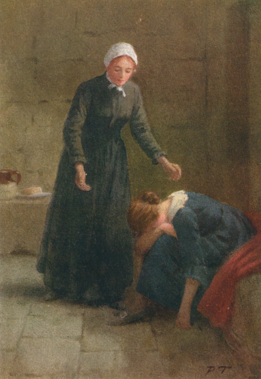Illustration til Adam Bede af George Eliot (farvelitografi) af Percy Tarrant