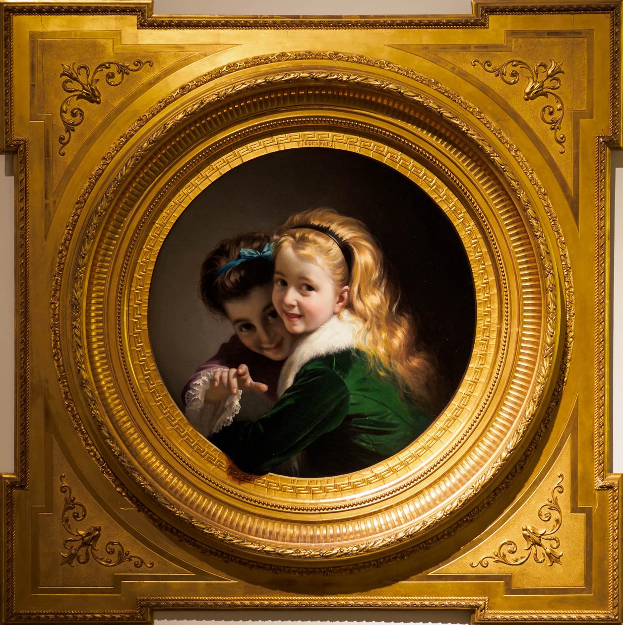 To piger griner af Pere Borell del Caso