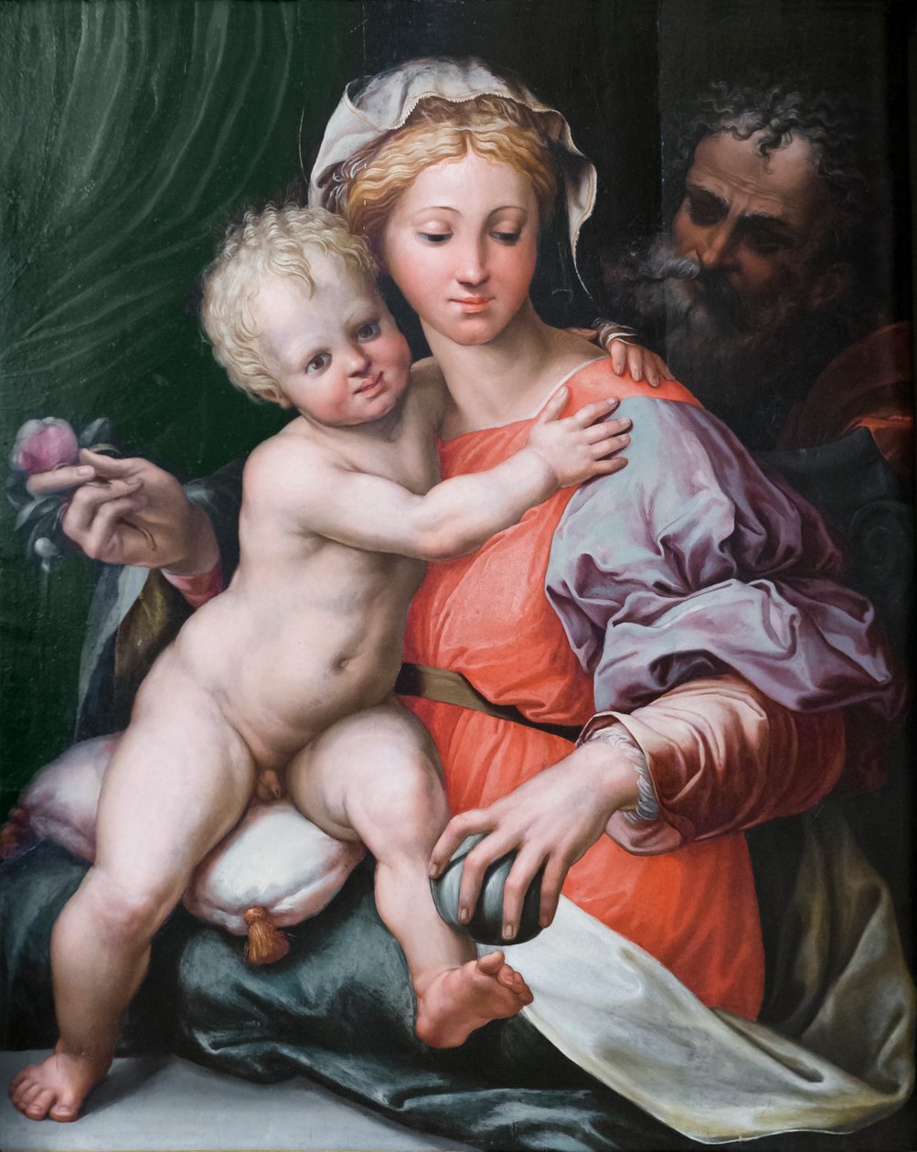 Hellige familie af Perino del (1501 47) Vaga
