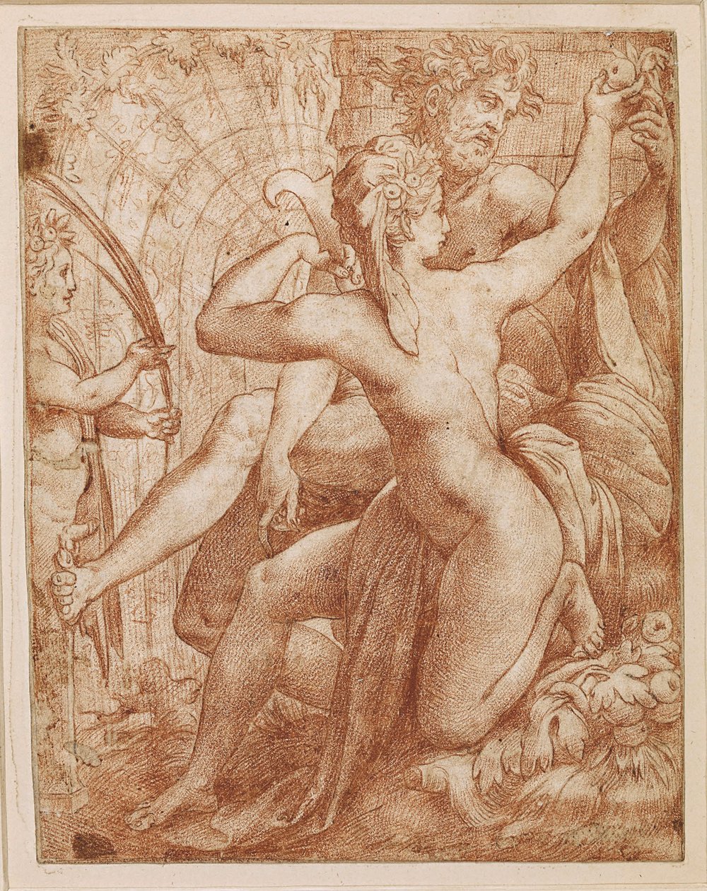 Vertumnus og Pomona, ca. 1527. af Perino del Vaga
