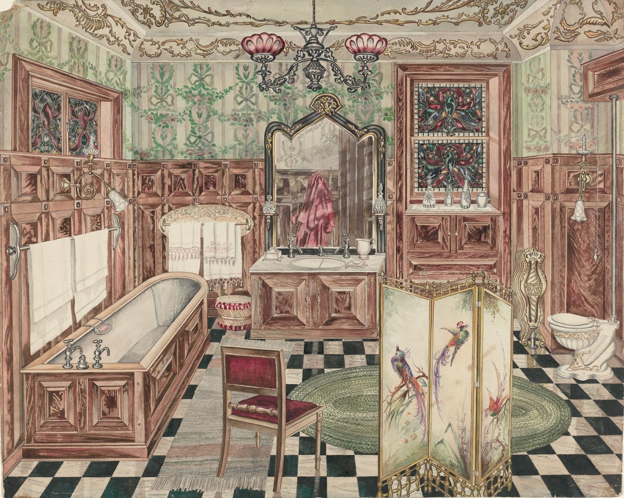 Badeværelse, 19351942. af Perkins Harnly