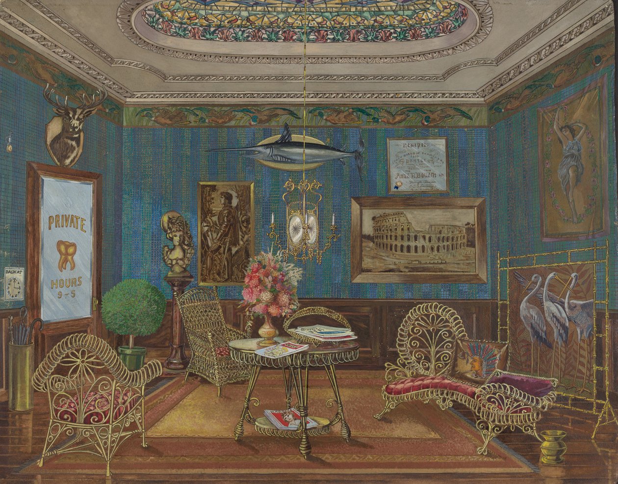Tandlægens venteværelse, 19351942. af Perkins Harnly