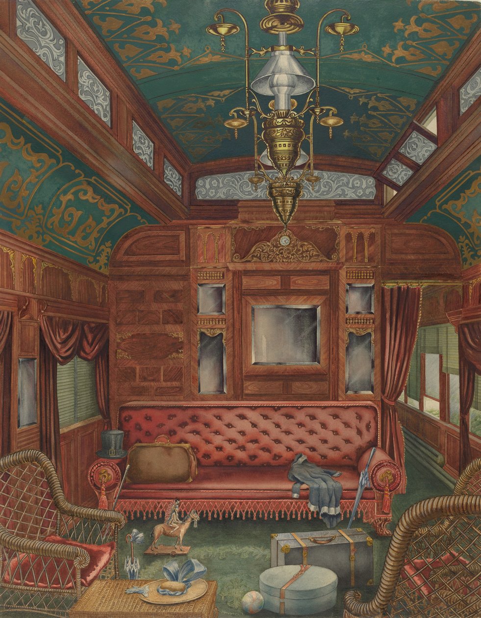Pullman træner af Perkins Harnly