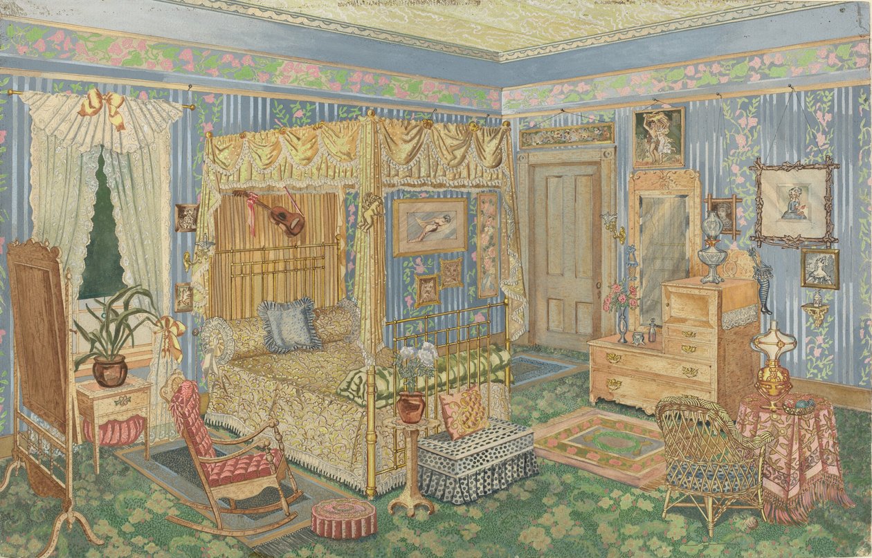 Kvindens soveværelse, 19351942. af Perkins Harnly