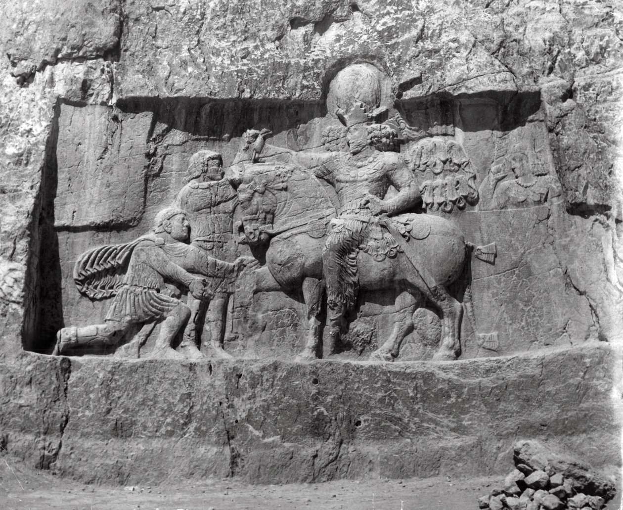 Relief, der viser kong Shapur I
