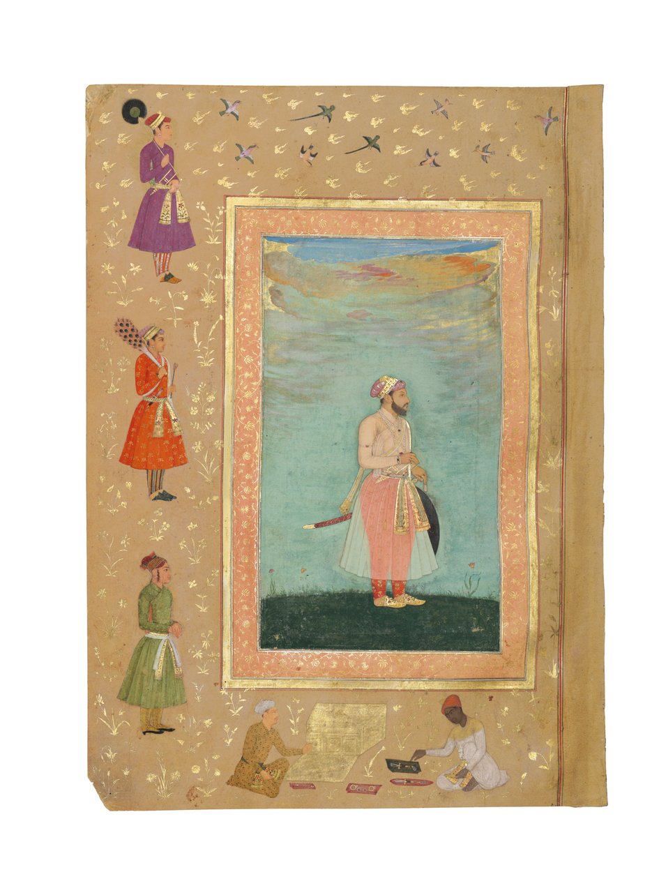 En mogulprins, sandsynligvis Shah Shuja, ca. 1645-50 af Persian School
