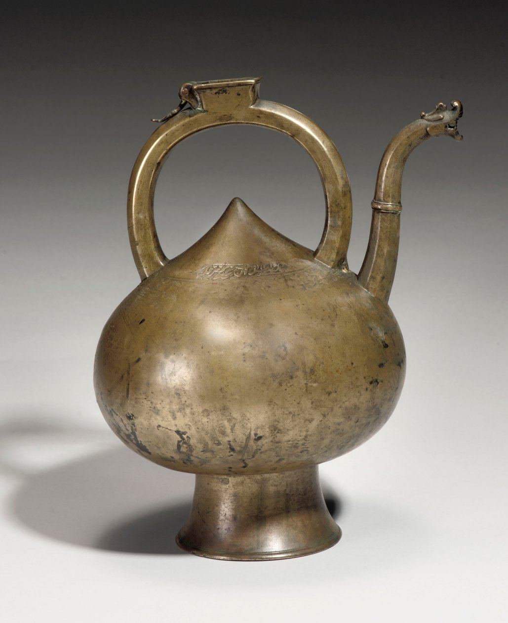 En safavidisk messing æwer, Iran, 1600-tallet af Persian School