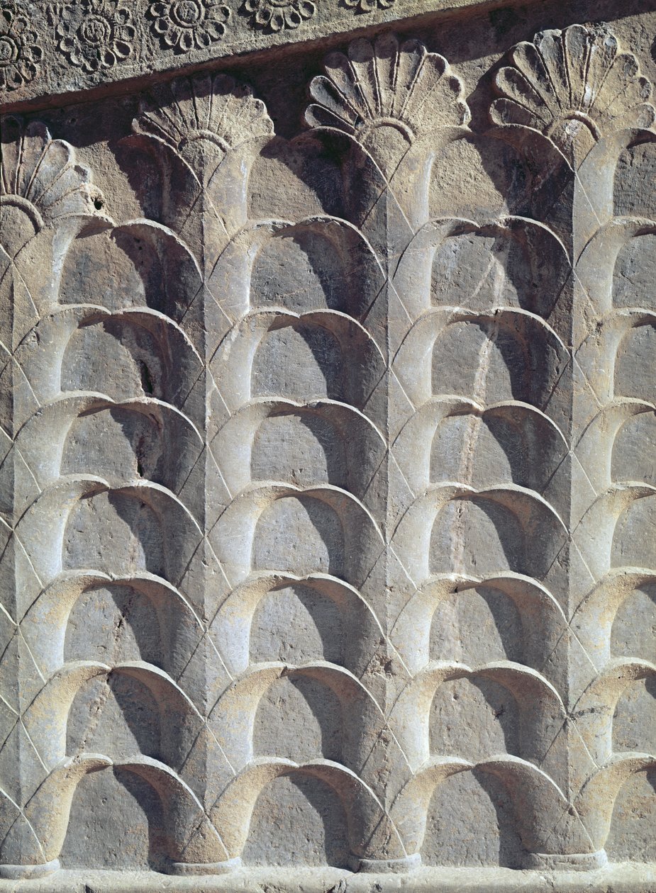 Dekorativt relief fra den østlige trappe af Apadana (Audience Hall) Achaemenian periode, 550-330 f.Kr. af Persian School