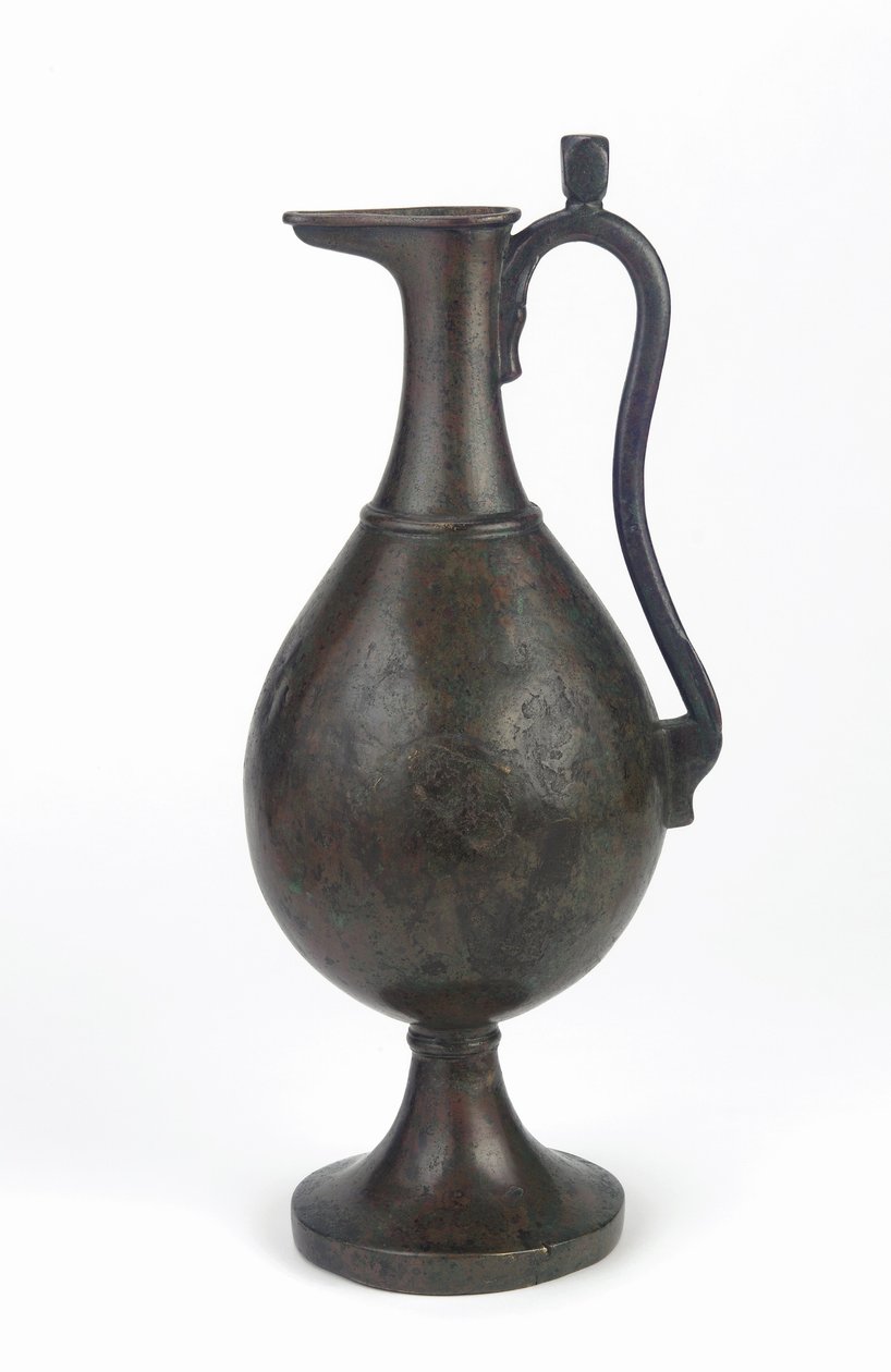 Ewer, Iran, Abbasid-dynasti, 9.-10. århundrede (messing) af Persian School