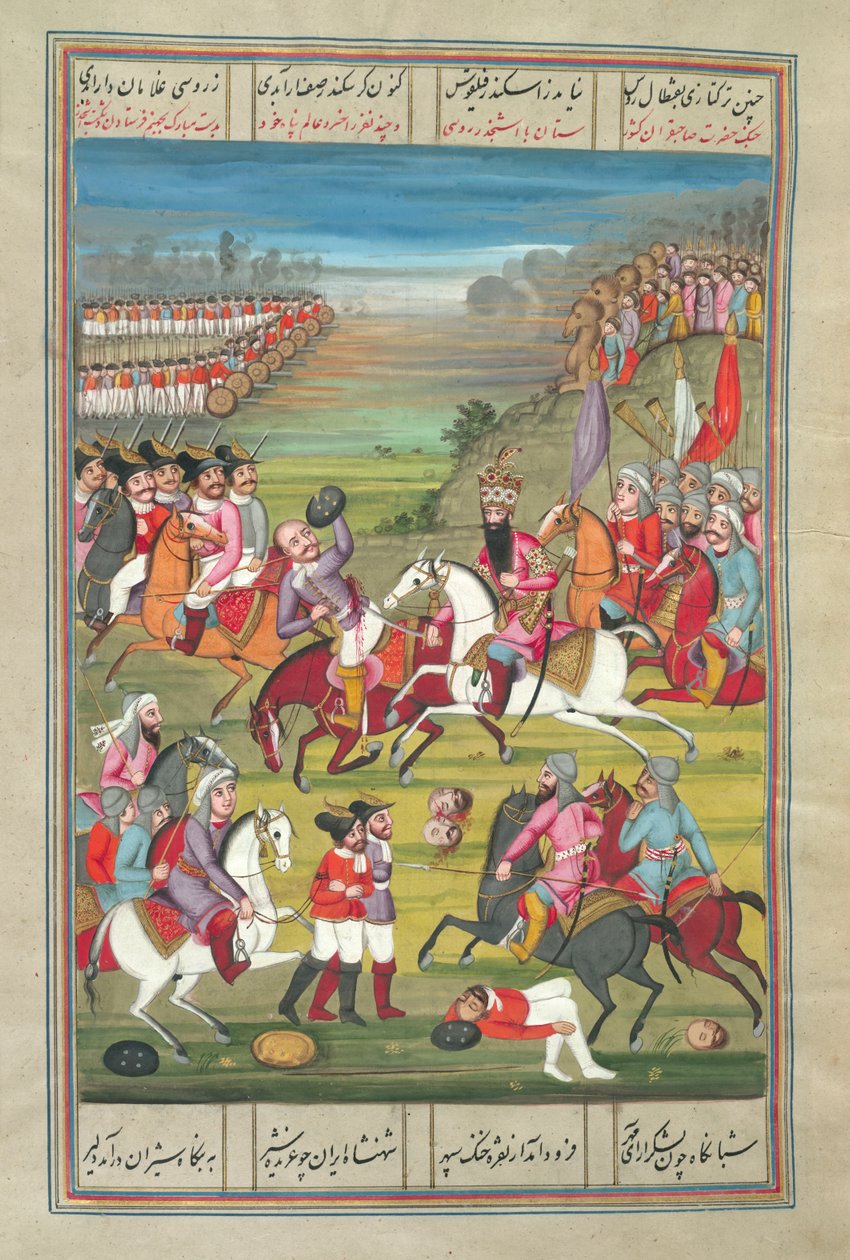 Fath Ali Shah dræber en russisk general fra 