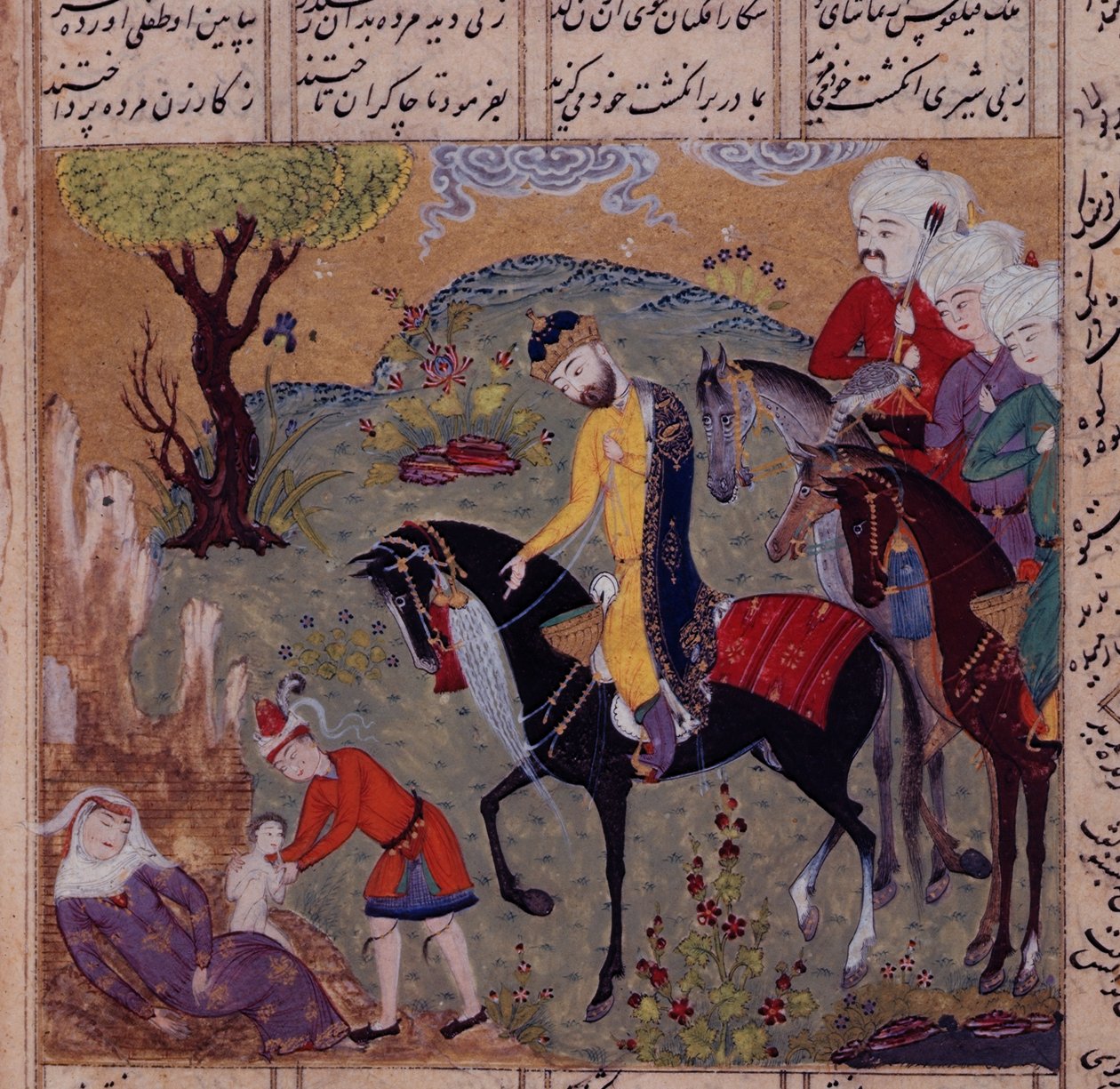 Fol.306v Iskandars fødsel, fra 