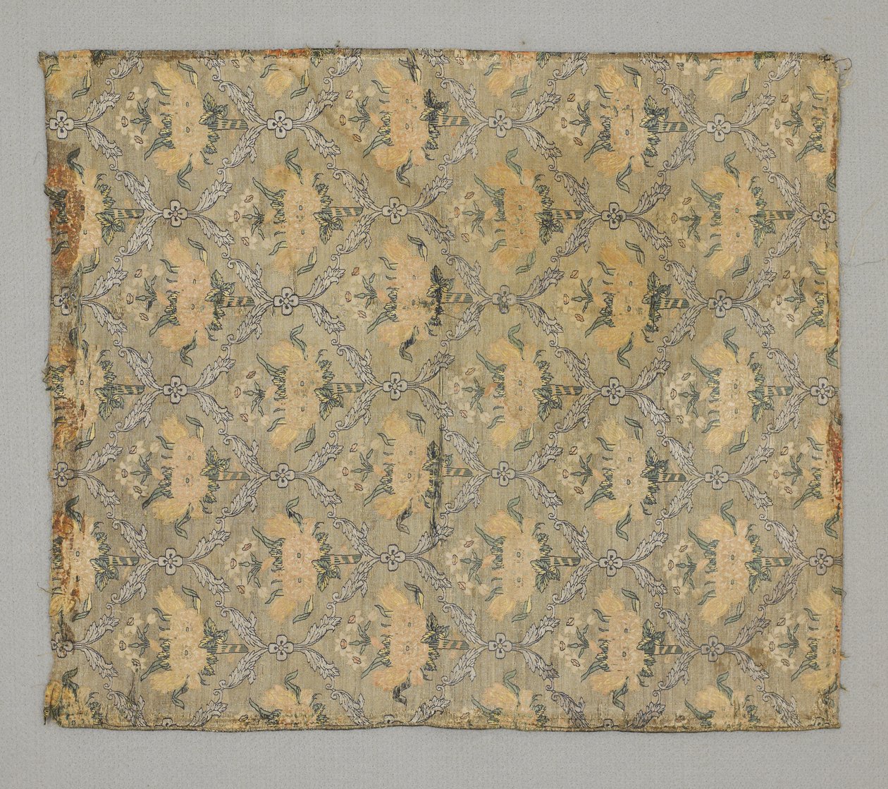 Fragment, blomstret ogival gentagelse af Persian School