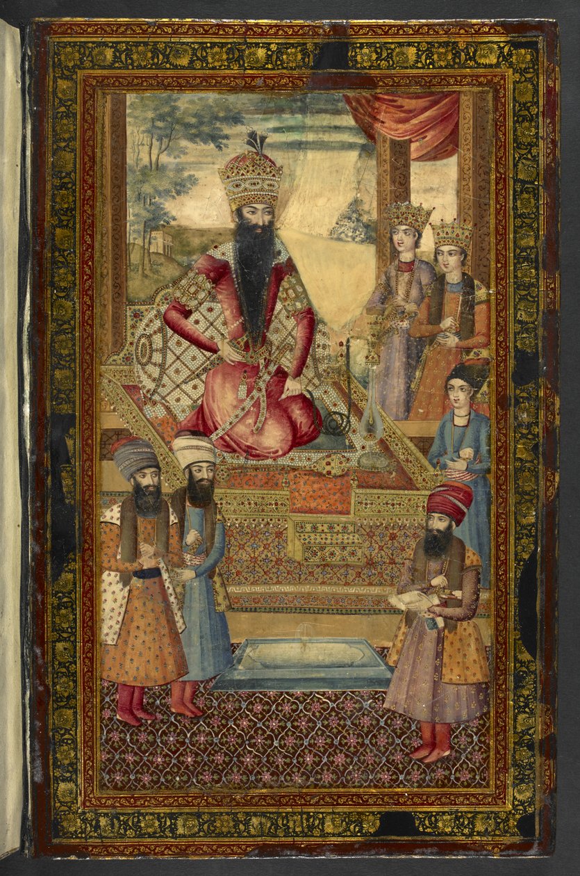 IO Islamic 3558 Portræt af Fath-Ali Shah Qajar, 