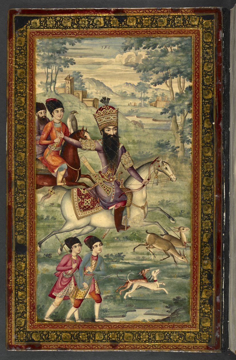 IO Islamic 3558 Portræt af Fath-Ali Shah Qajar, 