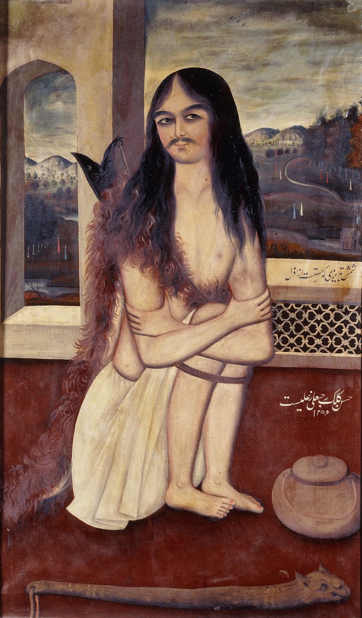 Portræt af Shamsi Tabrizi, Dervishen, ca. 1840-1 af Persian School