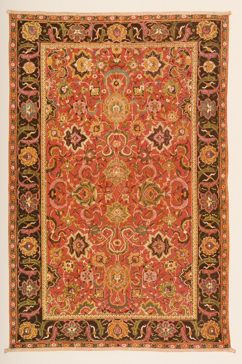 Tæppe, fra Isfahan (tekstil) af Persian School