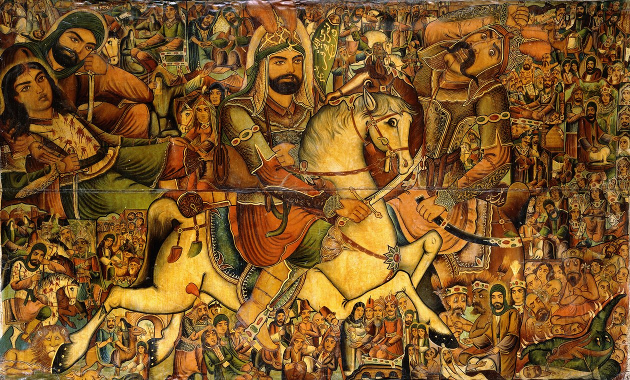 Slaget ved Karbala, 1800-tallet af Persian School