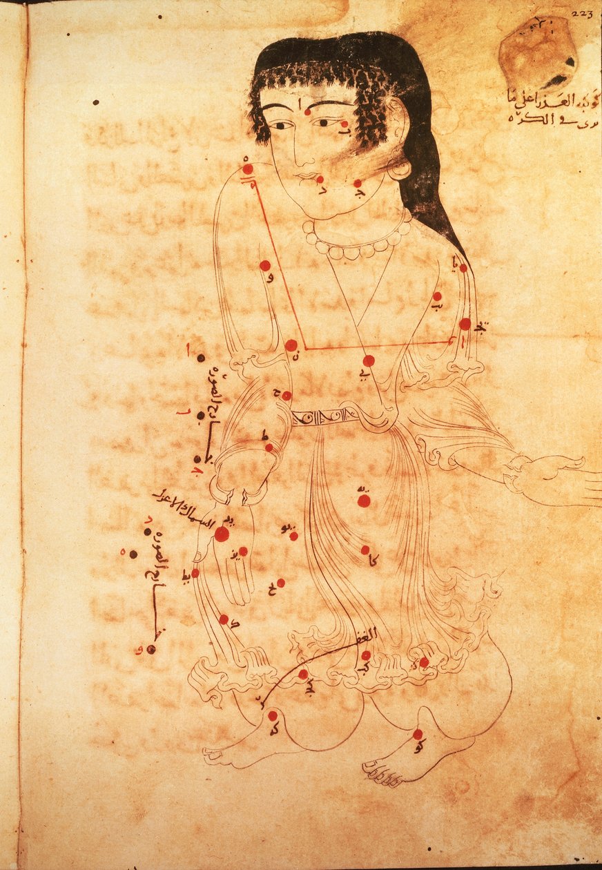 Jomfruens stjernebillede, illustration fra 