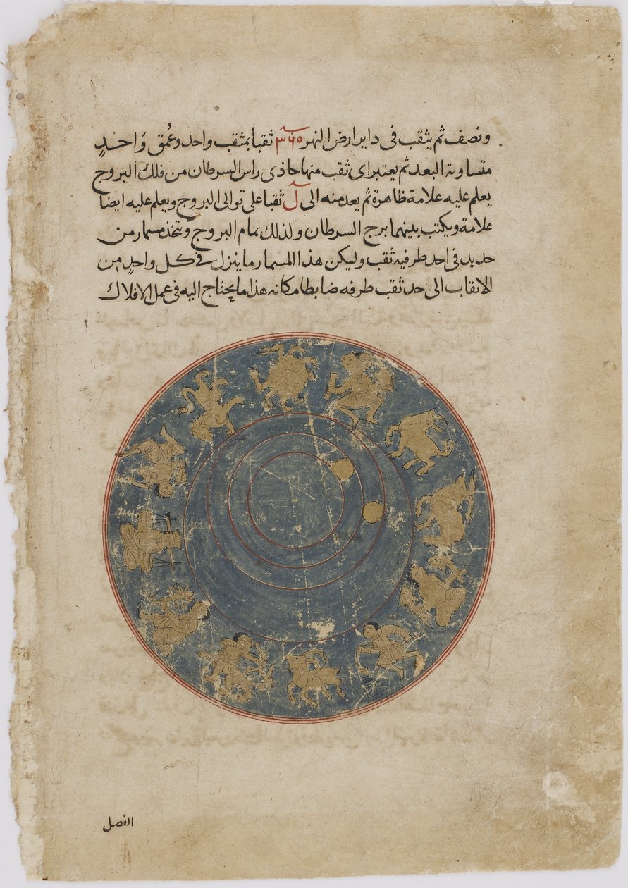Zal viser sine bedrifter frem for kong Minuchihr, fra en Shahnama (Kongernes Bog) af Firdawsi (d.1020) (ugennemsigtig akvarel, blæk, guld og sølv på papir) af Persian School