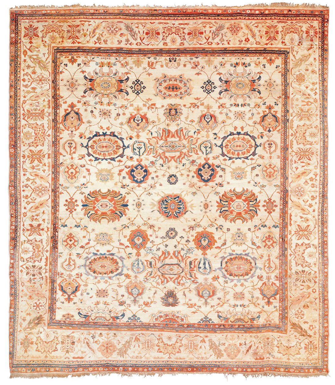 Ziegler-tæppe, Sultanabad-distriktet, Vestpersien, ca. 1880 af Persian School