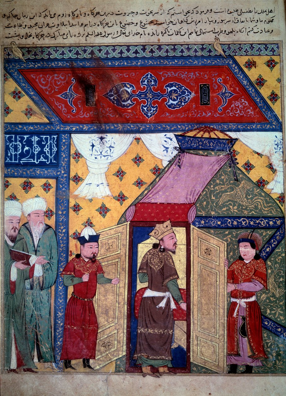 herskeren Ghazan (Ghazan Khan eller Ghazan Mahmud, søn af Arghoun og ilkhan af Persien af Persian School