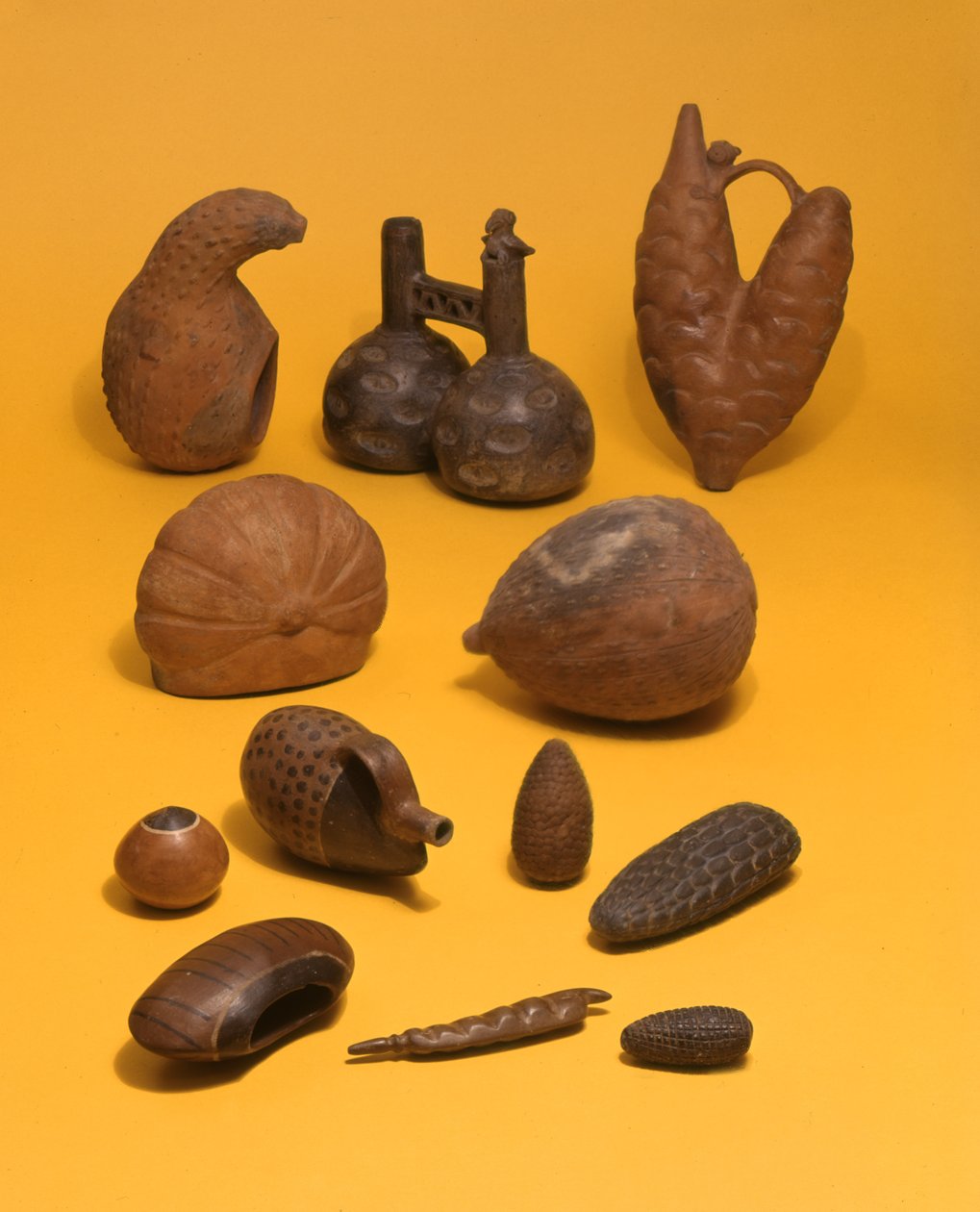 Kar formet som grøntsager, Inca (keramik) af Peruvian School