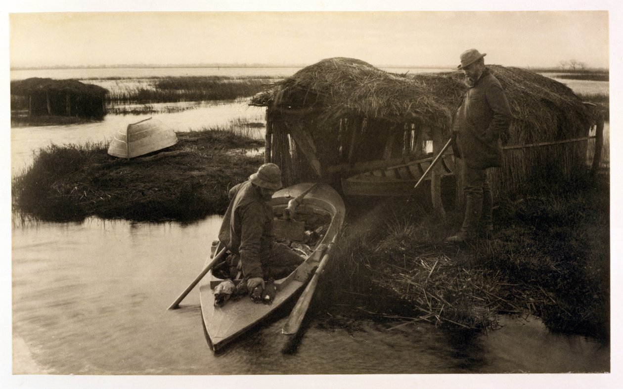 Fowler vender tilbage, liv og landskab på Norfolk Broads, ca. 1886 af Peter Emerson und Thomas Goodall