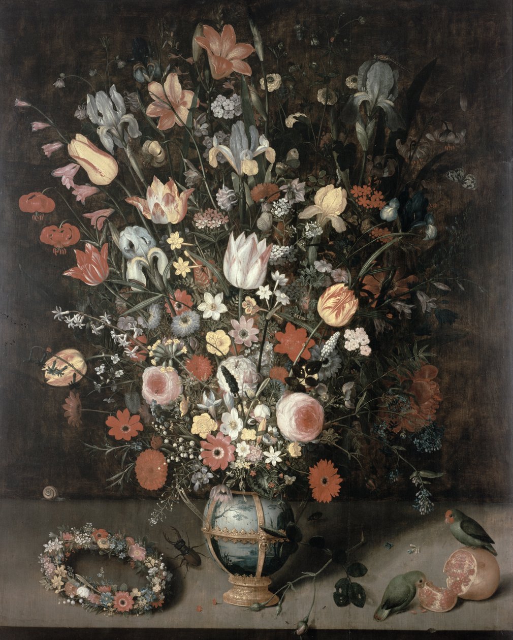 Buket blomster af Peter Binoit