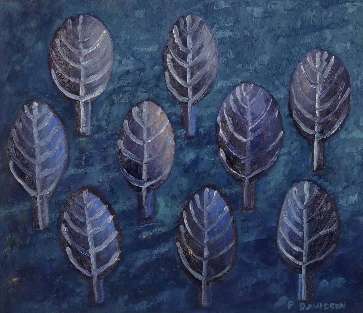 The Orchard, 1997 (olie på papir) af Peter Davidson