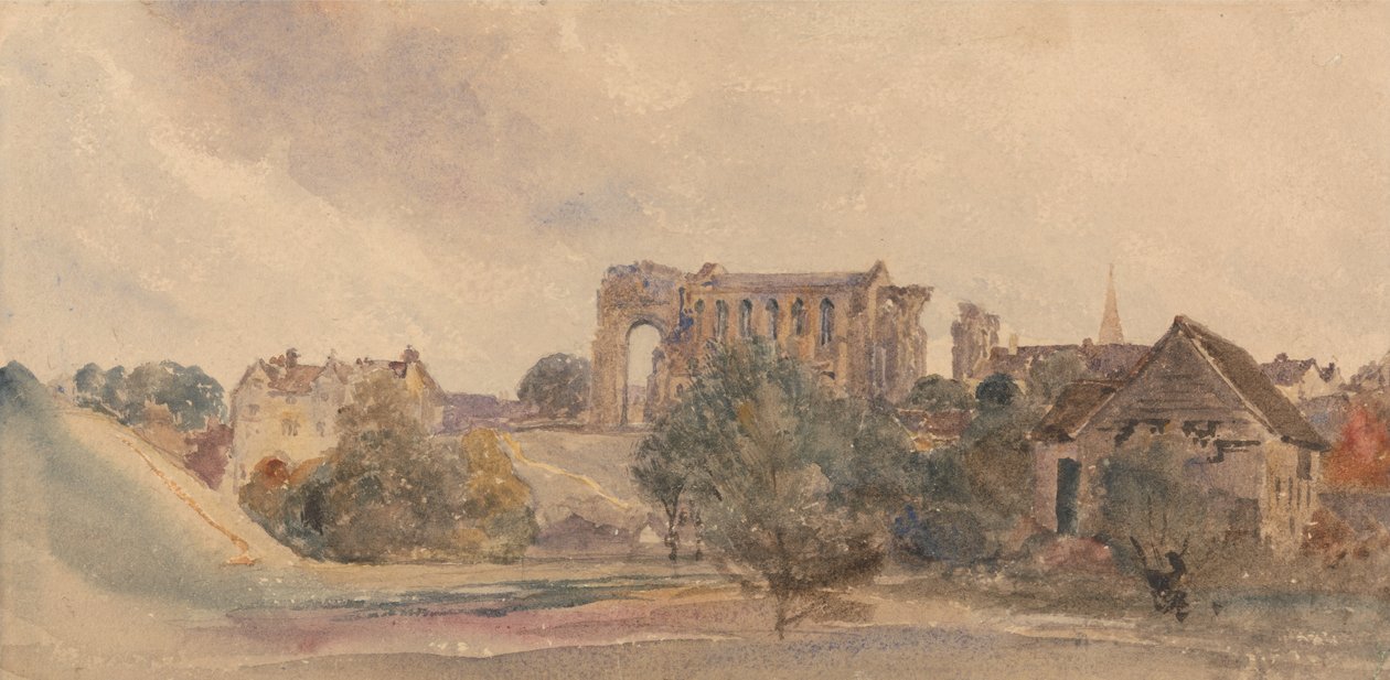 Malmesbury Abbey af Peter de Wint