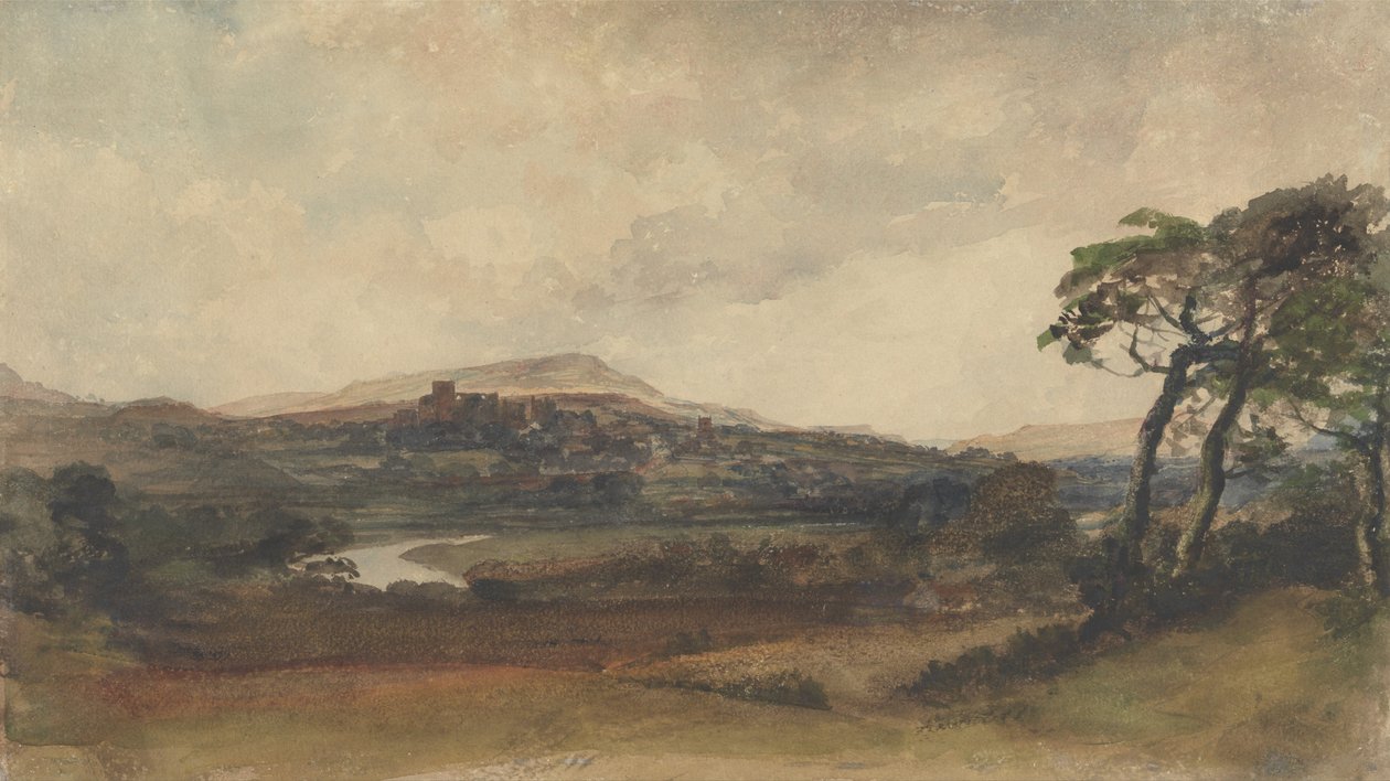Middleham, Yorkshire af Peter de Wint