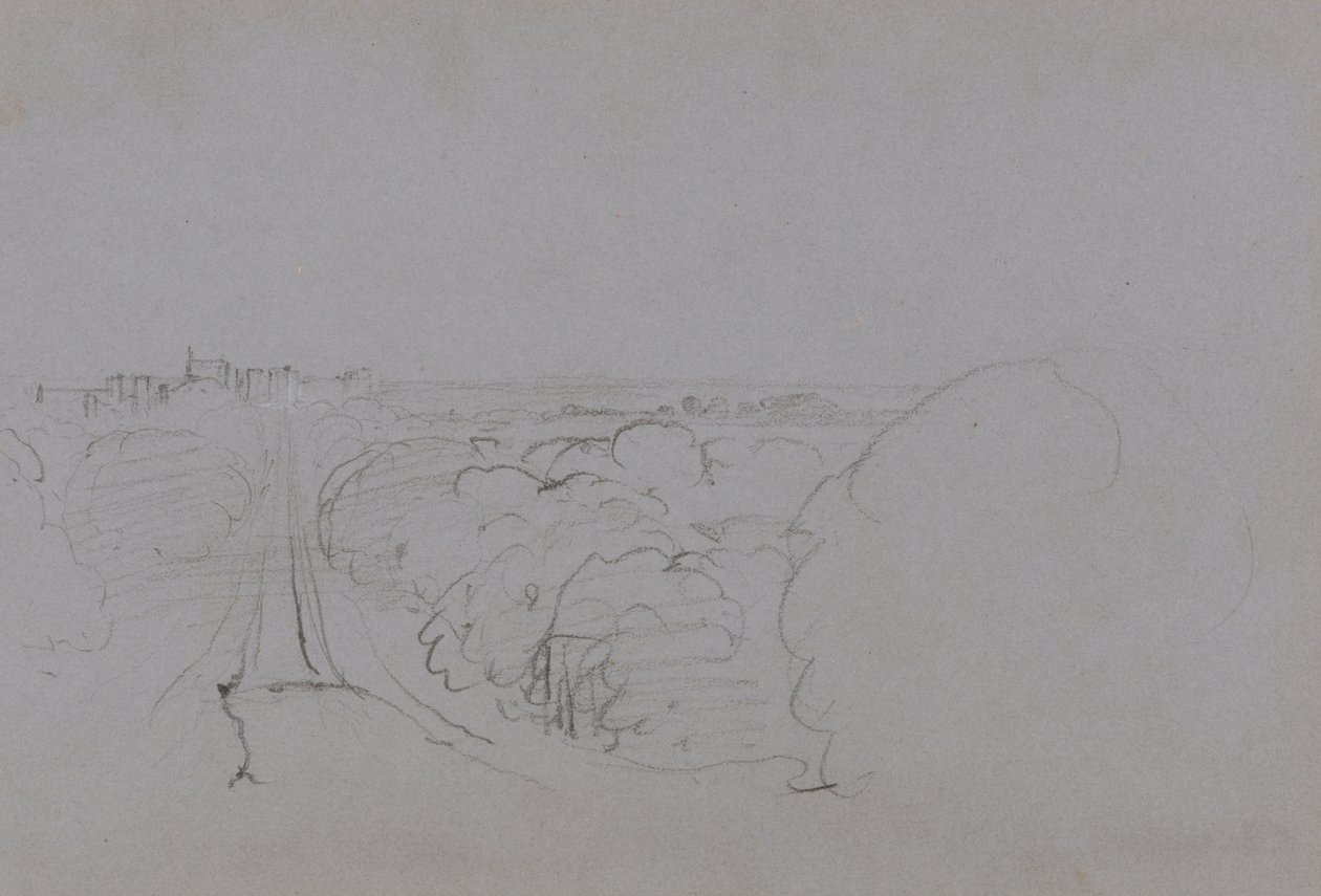The Long Walk, Windsor af Peter de Wint