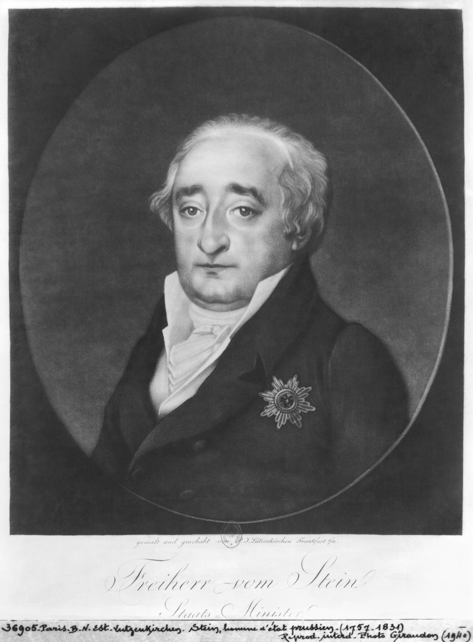 Baron Karl von Stein af Peter Joseph Lutzenkirchen