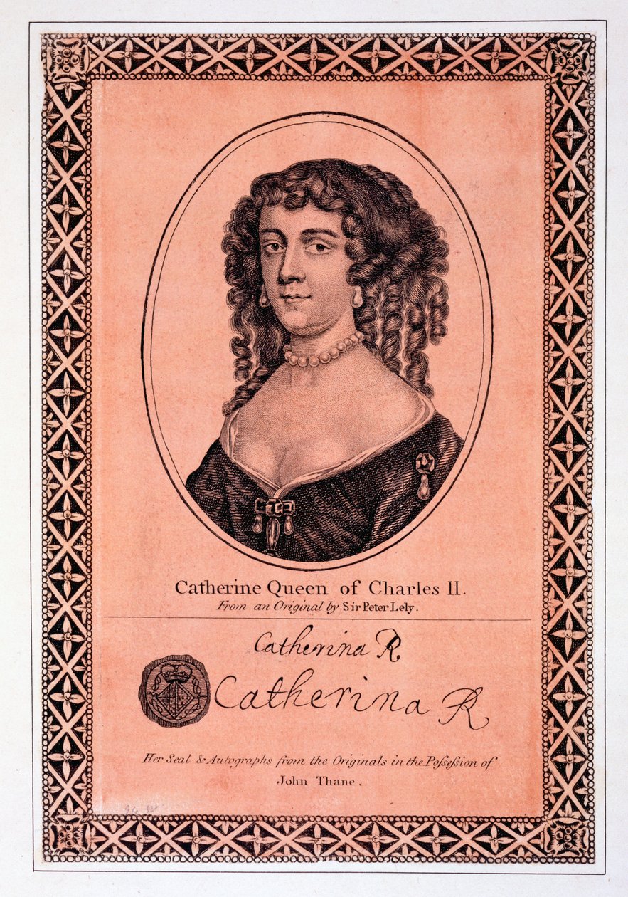 Katarina af Braganza, dronning af Charles II af Peter Lely