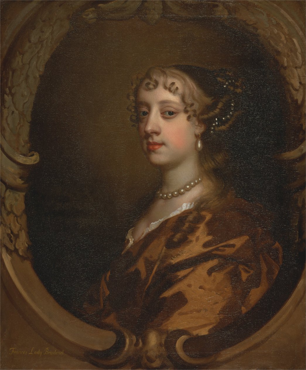 Lady Frances Savile, senere Lady Brudenell af Peter Lely