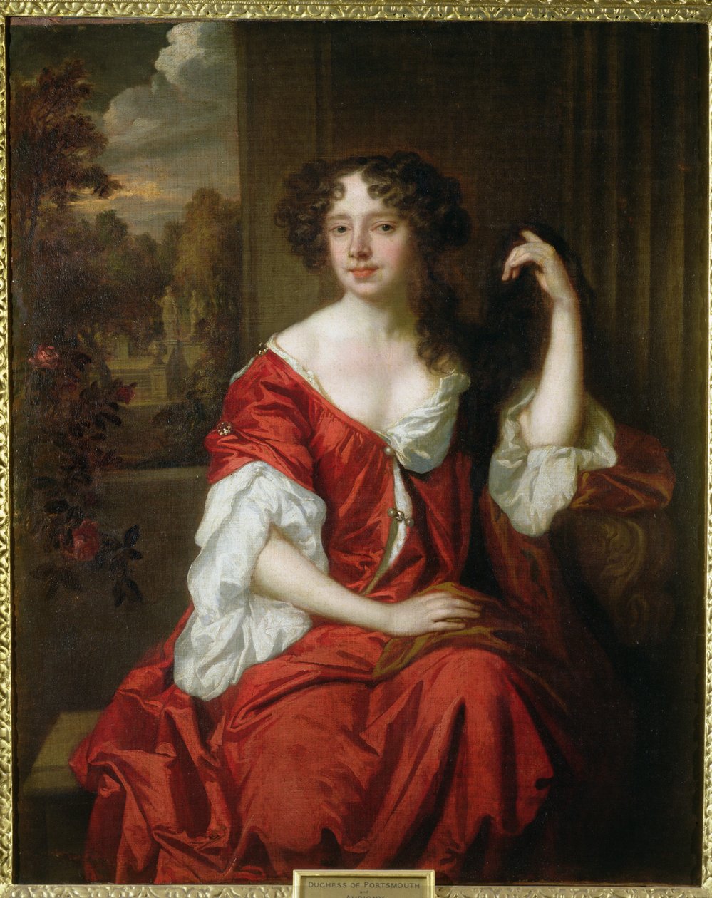 Louise de Kerouaille (1649-1734) hertuginde af Portsmouth og Aubigny af Peter Lely