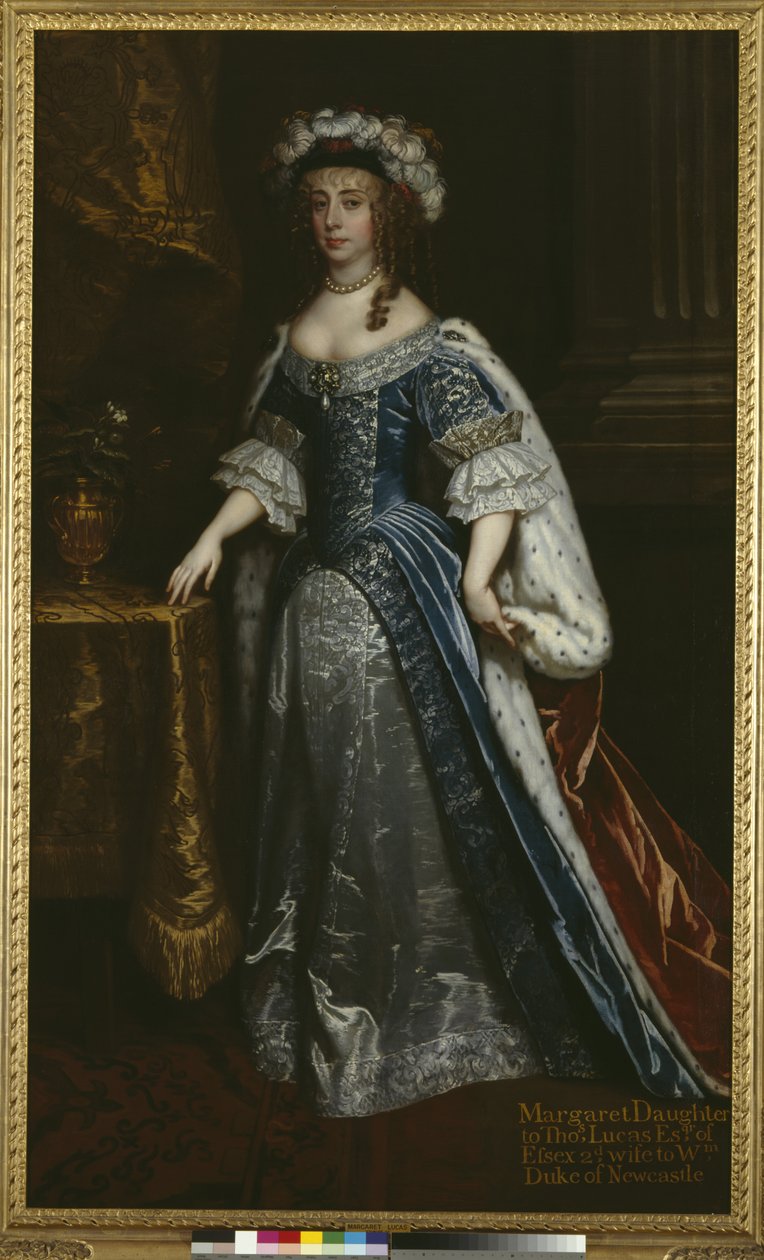 Margaret Lucas, hertuginde af Newcastle, ca. 1665 af Peter Lely