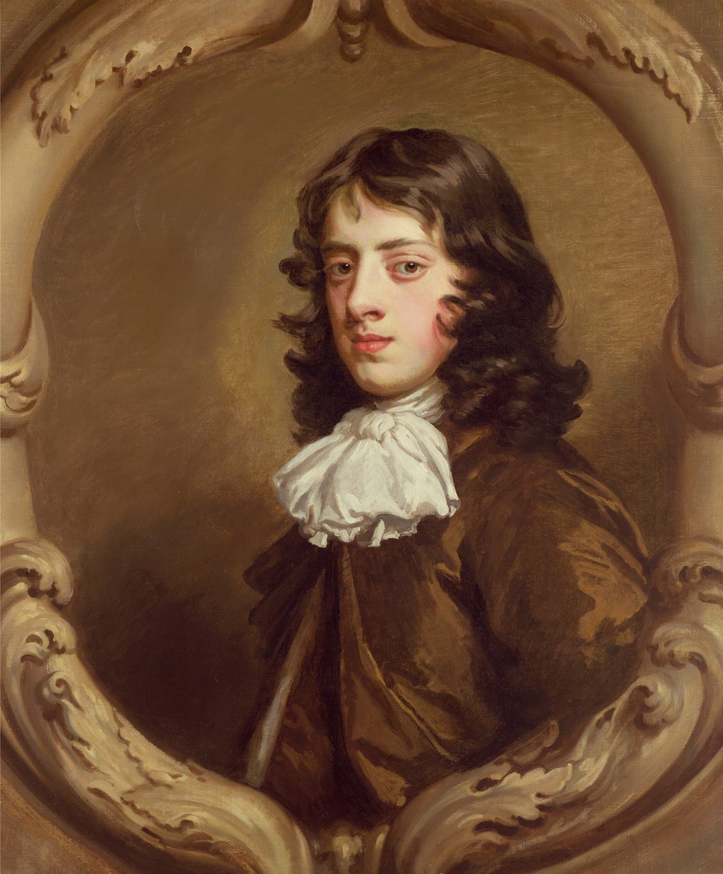 Portræt af Sir James Stirling af Peter Lely